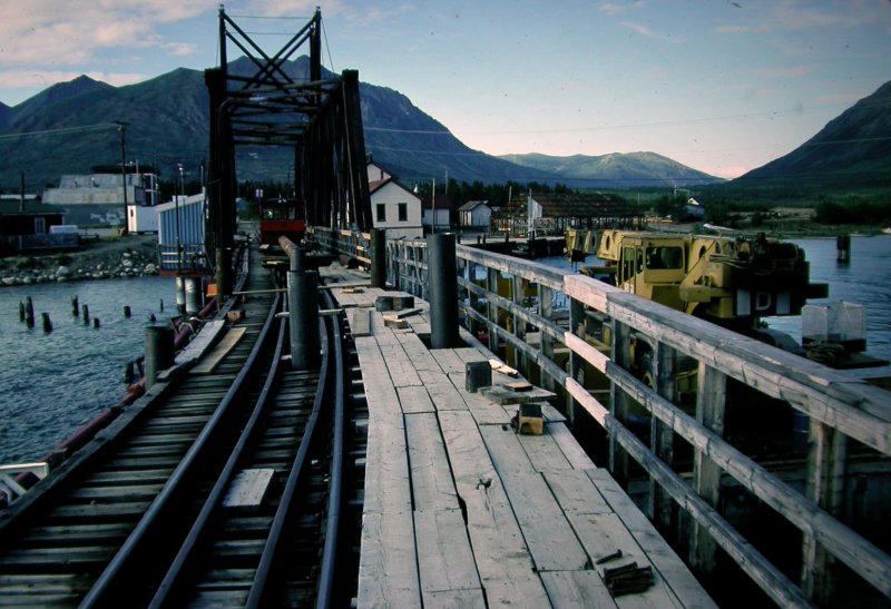 The White Pass & Yukon Route railway bridge at Mile 67.2 (Carcross)