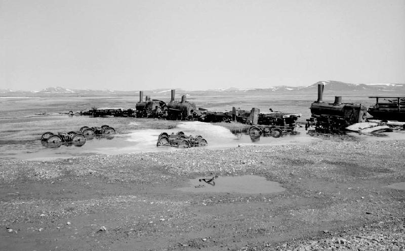 The Council City & Solomon River Railroad, near Nome, Alaska.