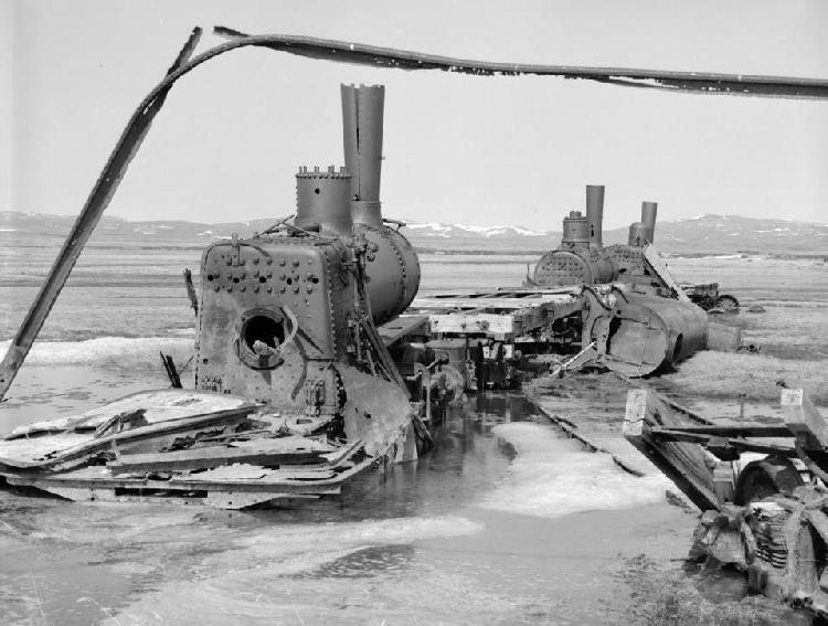 The Council City & Solomon River Railroad, near Nome, Alaska.