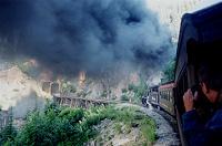 WP&YR steam train to Bennett