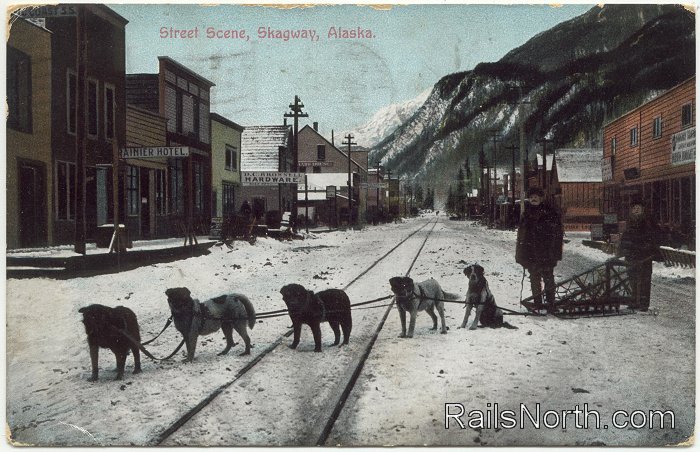 A historic postcard showing 